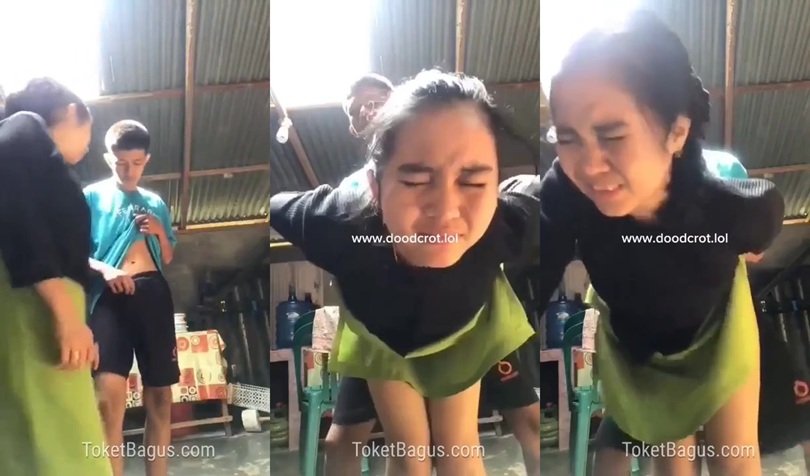 Adik kakak ngewe main belakang didapur merintih kesakitan
